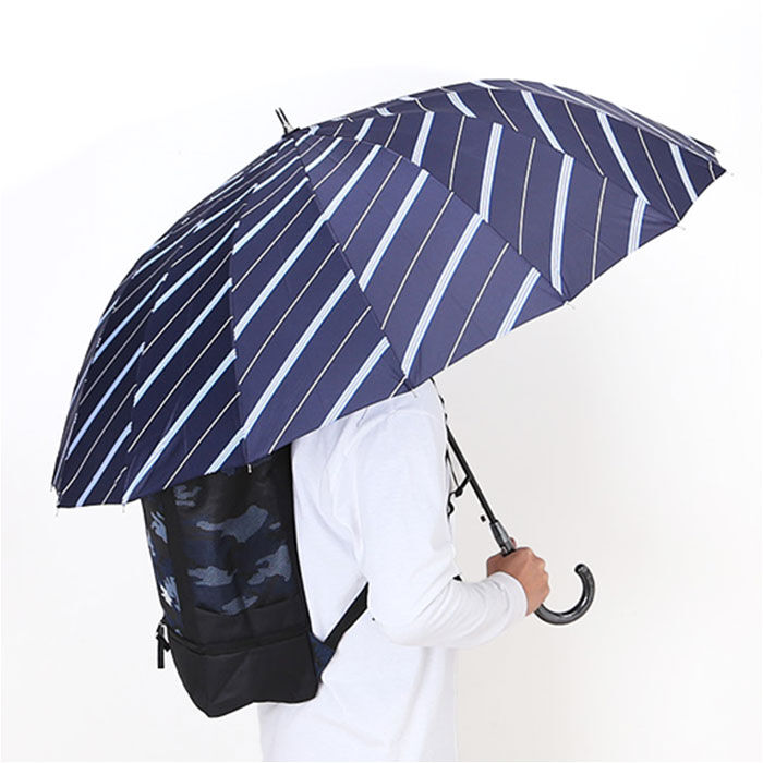 BACKYARD FAMILY「長傘 65cm 16本骨 メンズ 通販 雨傘 傘 かさ カサ アンブレラ メンズ傘」|傘|