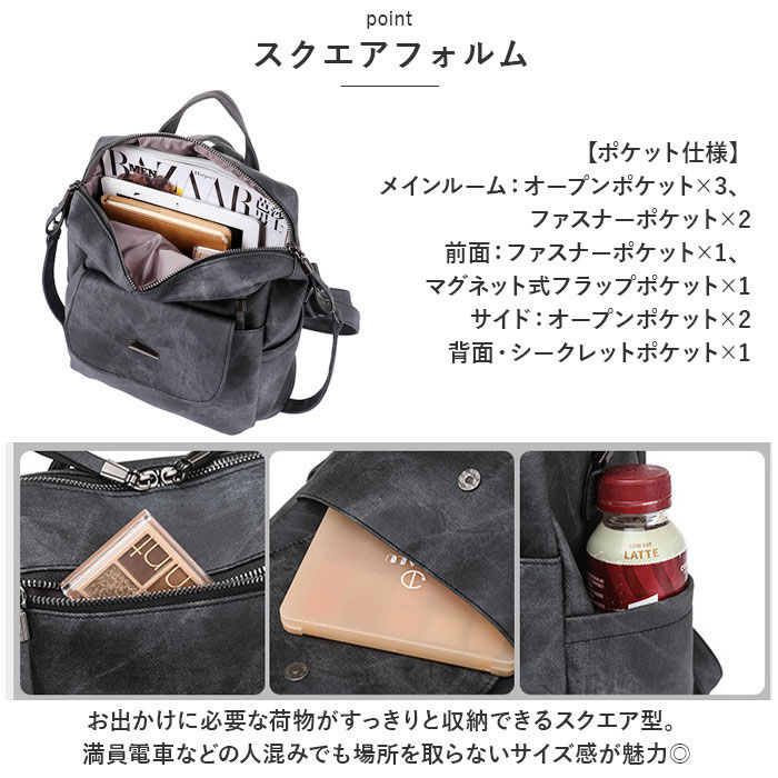 BACKYARD FAMILY「リュック レディース 通販 リュックサック リックサック リック バックパック デイパック 合皮」|リュック|