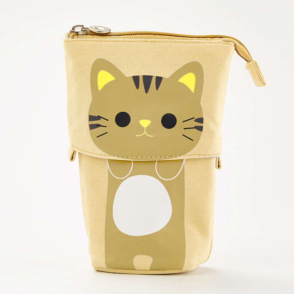 BACKYARD FAMILY「ペンケース かわいい 通販 ねこ 筆箱 ふで箱 ふでばこ 文房具 文具 ポーチ 筆入れ 女の子」|その他|ベージュ1