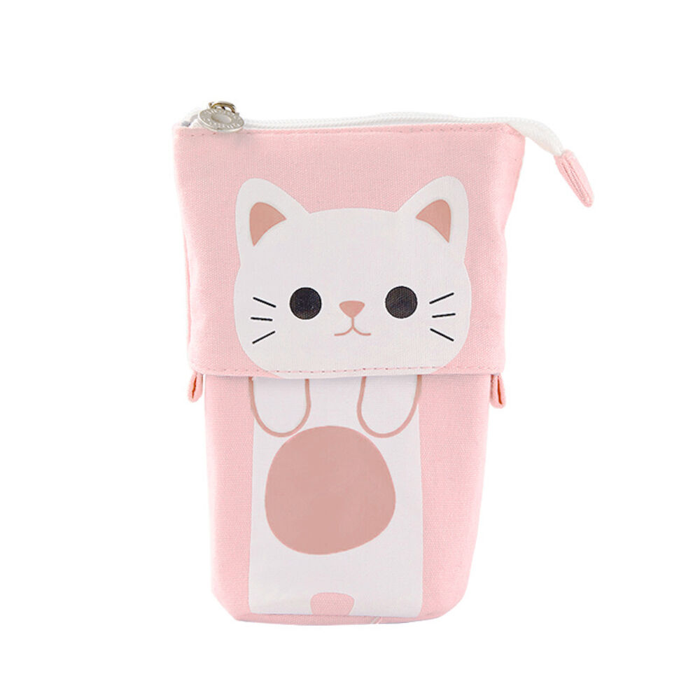 BACKYARD FAMILY「ペンケース かわいい 通販 ねこ 筆箱 ふで箱 ふでばこ 文房具 文具 ポーチ 筆入れ 女の子」|その他|ピンク1