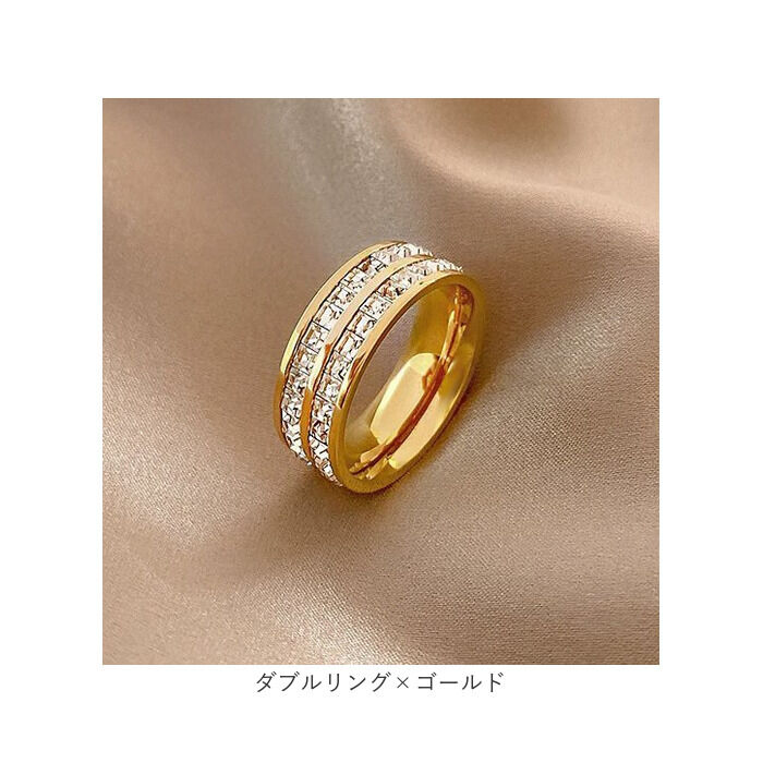 BACKYARD FAMILY「指輪 レディース 通販 リング ジュエリー ステンレス エタニティリング キュービックジルコニア」|その他|