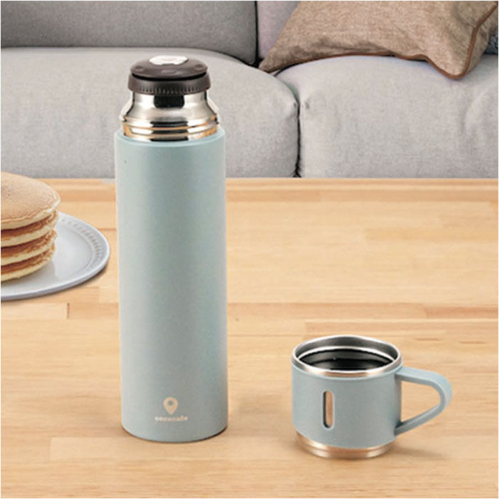 BACKYARD FAMILY「ココカフェ ボトル 450ml コップ付き 通販 保冷 保温 ステンレス 真空二重」|食器・キッチングッズ|
