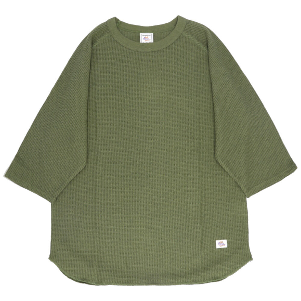 BACKYARD FAMILY「JEMORGAN ワッフル JD009-12S ジェーイーモーガン 通販 Tシャツ カットソー」|Tシャツ・カットソー|グリーン1