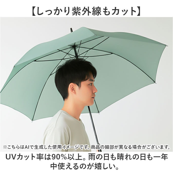 BACKYARD FAMILY「長傘 通販 waterfront ウォーターフロント 大きめ ワンタッチ傘 ジャンプ式傘 雨傘 傘」|傘|