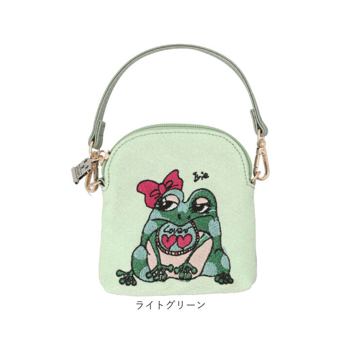 BACKYARD FAMILY「ポーチ 小物入れ 通販 Lyre リタちゃん メイクポーチ マルチケース コスメポーチ 刺繍」|ポーチ|