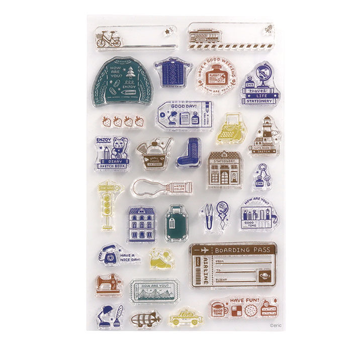 BACKYARD FAMILY「クリアスタンプ 通販 手帳 スタンプ クリアスタンプシート 手帳デコ ノート デコ はんこ 判子」|その他|