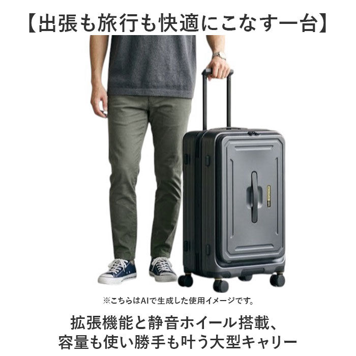 BACKYARD FAMILY「キャリーケース 通販 スーツケース メンズ キャリーバッグ 5LAKES&MT 310-4022」|キャリーケース|