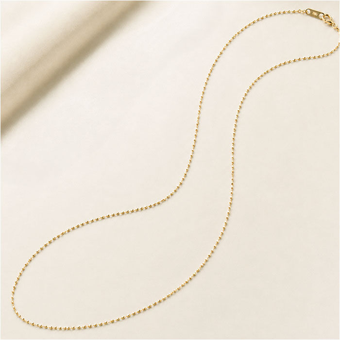 BACKYARD FAMILY「金 ネックレス 10金 通販 日本製 ネックレスチェーン チェーンネックレス 10K 長さ50cm」|その他|