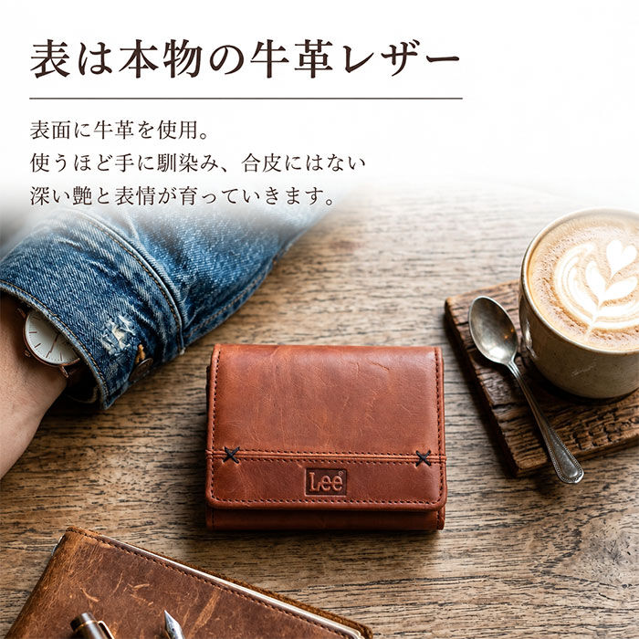 BACKYARD FAMILY「Lee 財布 リー 0520694 通販 二つ折り財布 メンズ 小銭入れあり 本革財布」|財布|
