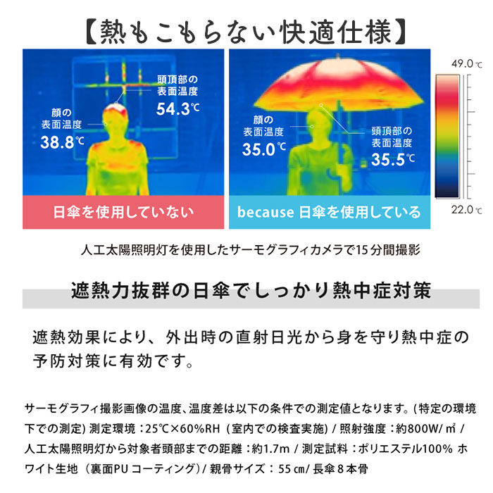 BACKYARD FAMILY「ビコーズ because 長傘 通販 晴雨兼用 晴雨兼用傘 長かさ 雨傘 かさ 傘 大きめ」|傘|