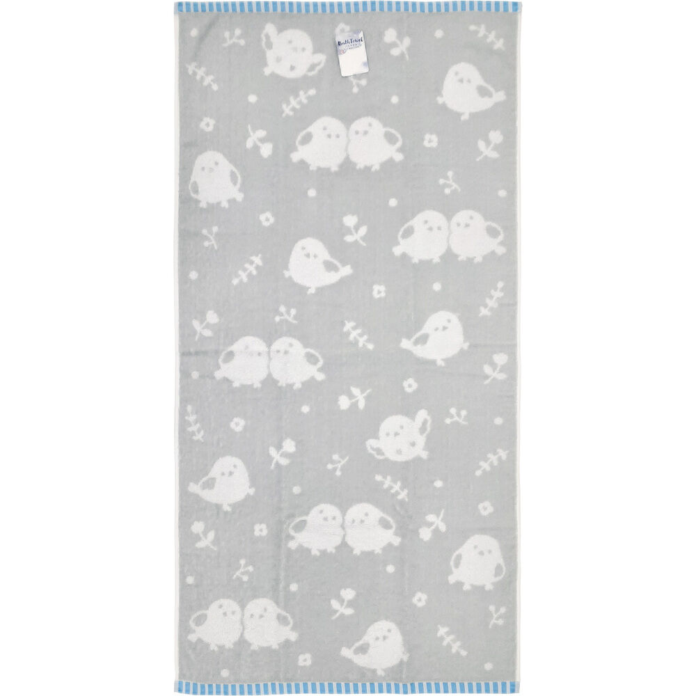 BACKYARD FAMILY「綿100% バスタオル 通販 バス タオル 60&times;120cm コットン かわいい おしゃれ こども」|タオル|グレー2