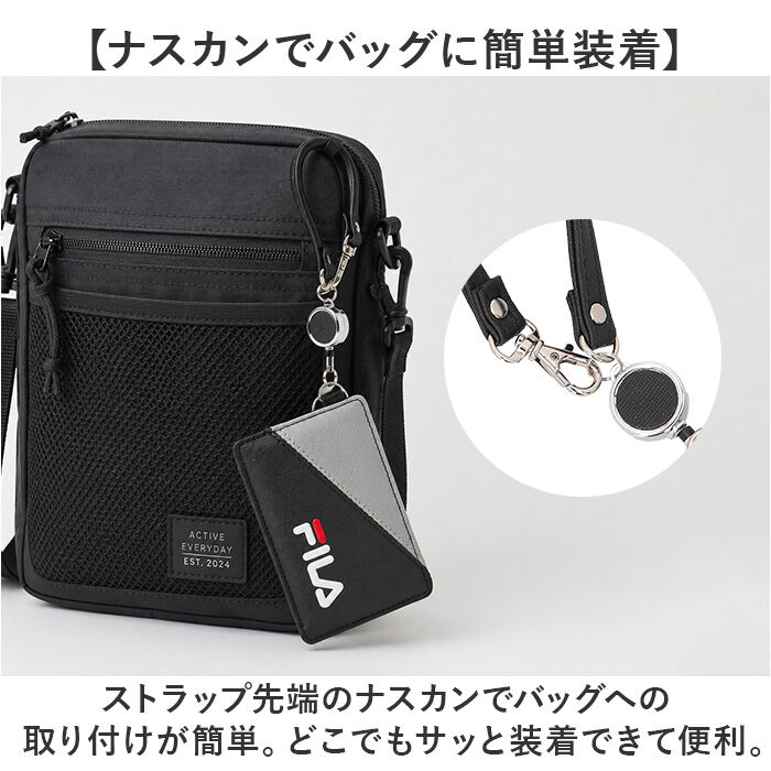 BACKYARD FAMILY「FILA フィラ 定期入れ 通販 パスケース 定期ケース 定期券入れ 定期券ケース」|定期入れ|