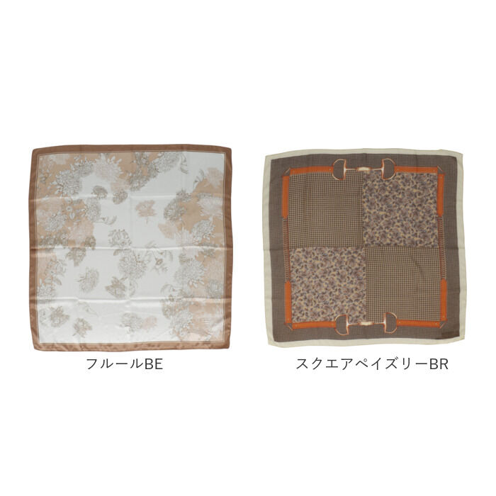 BACKYARD FAMILY「スカーフ 大判 90cm 通販 正方形 90x90 ストール バンダナ リボン おしゃれ かわいい」|ストール|