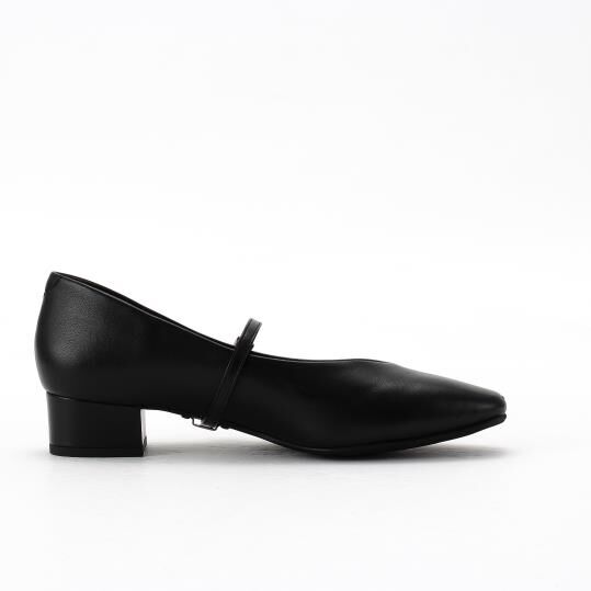 銀座かねまつ「LSFC2572SHPBLK 【SOFTIQUE】【本革】【防水】アクアベルソフトストラップパンプス」|パンプス|