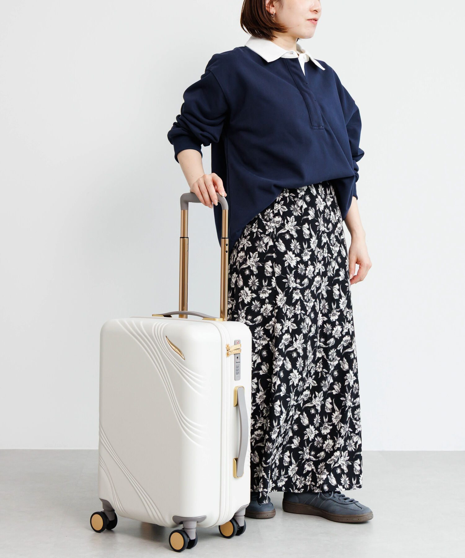  「Jewelna Rose メリエル スーツケース キャリーケース Sサイズ 35L 機内持ち込み 09371」|キャリーケース|