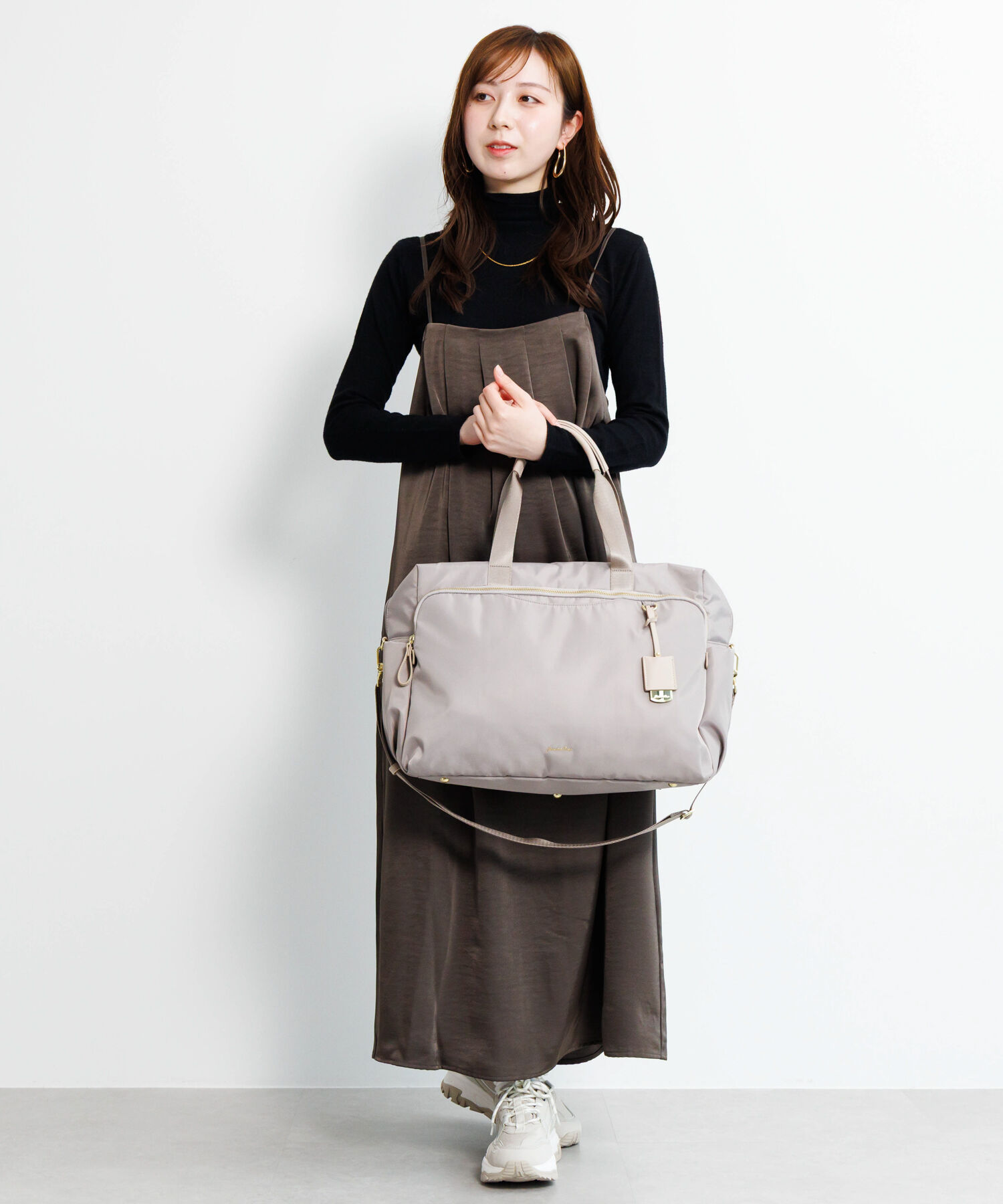  「Jewelna Rose ルフィーヌ・トラベルバッグ ボストンバッグ ショルダーベルト付 16344」|トートバッグ|