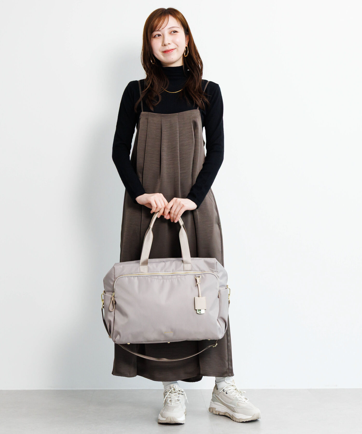  「Jewelna Rose ルフィーヌ・トラベルバッグ ボストンバッグ ショルダーベルト付 16344」|トートバッグ|