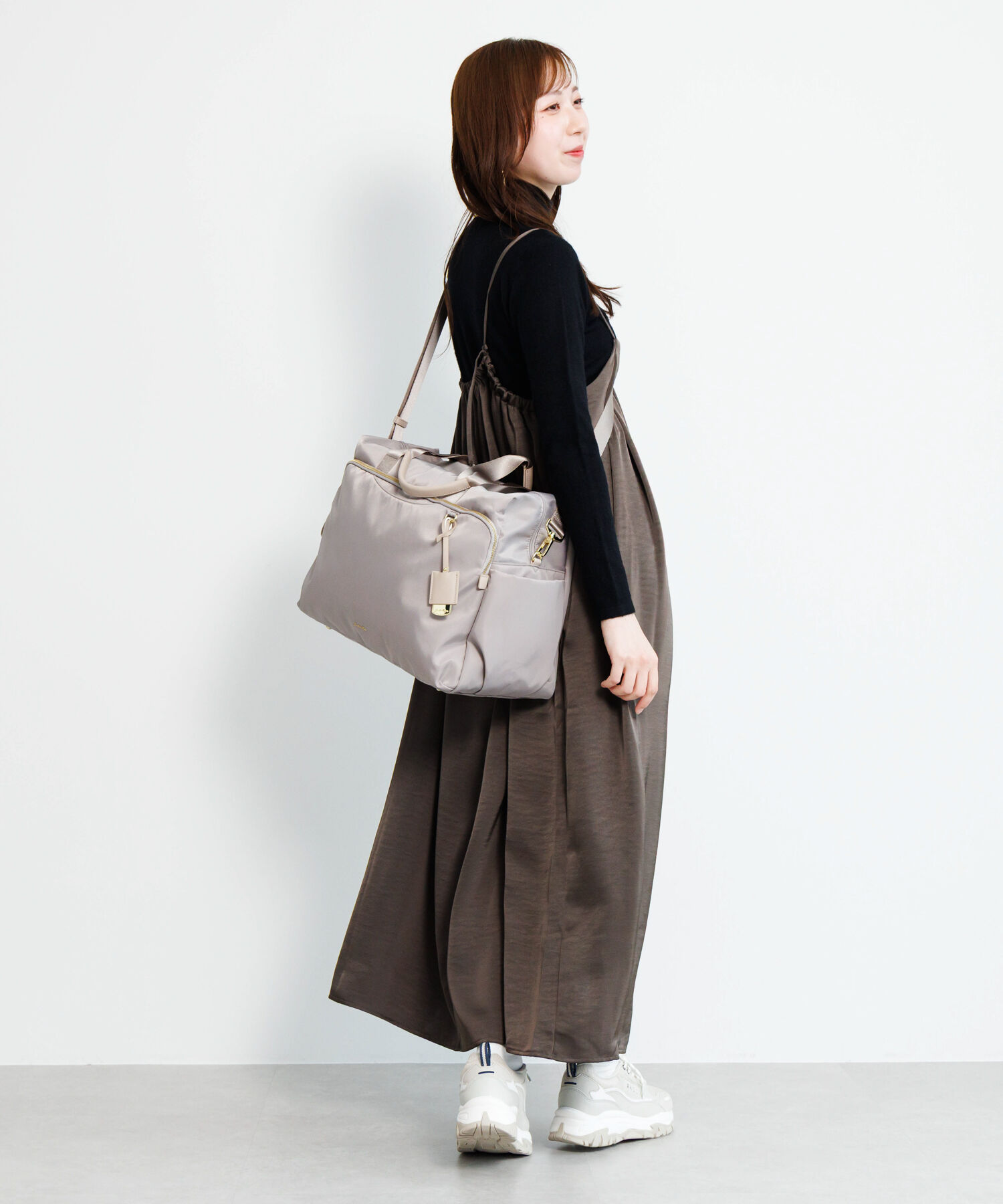  「Jewelna Rose ルフィーヌ・トラベルバッグ ボストンバッグ ショルダーベルト付 16344」|トートバッグ|