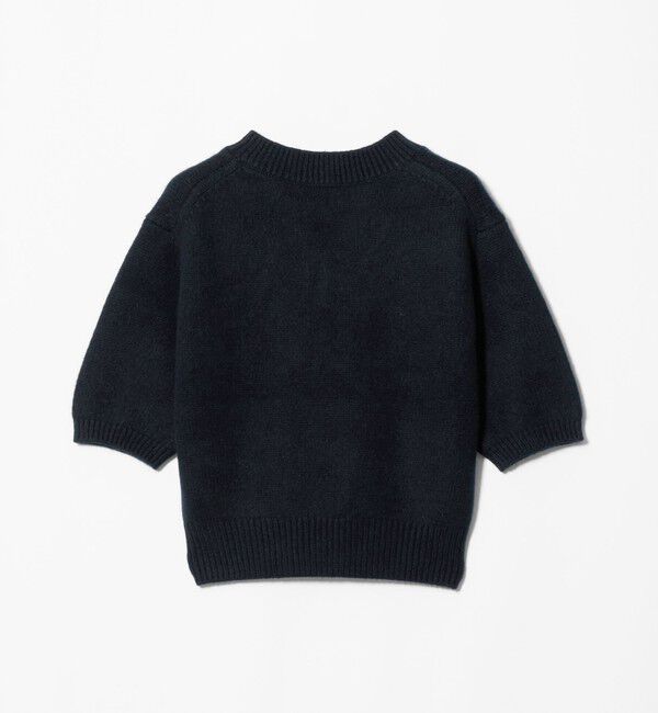 UNITED ARROWS「CA/W ハーフスリーブ Vネック ニット」|ニット・セーター|