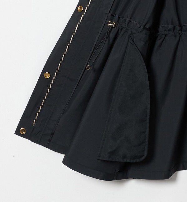 UNITED ARROWS「タフタ ペプラム フリル ブルゾン ‐はっ水‐」|ブルゾン・スタジャン|