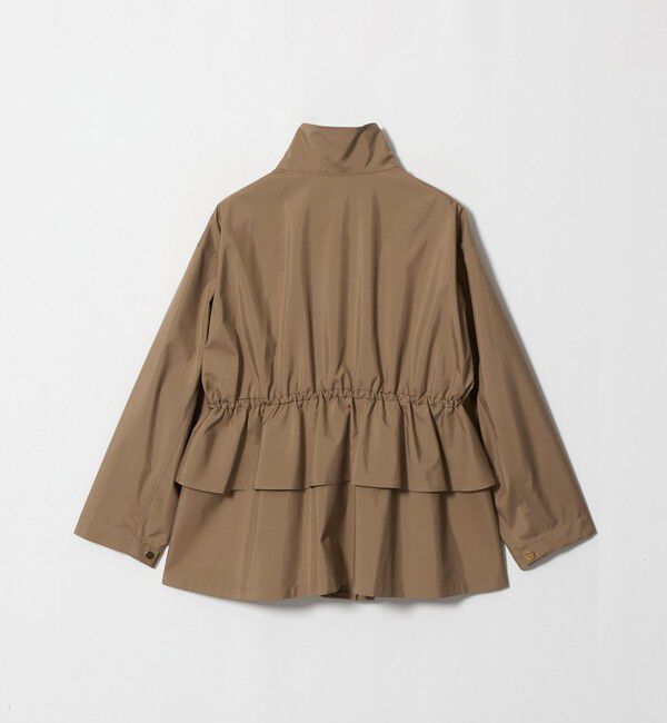 UNITED ARROWS「タフタ ペプラム フリル ブルゾン ‐はっ水‐」|ブルゾン・スタジャン|