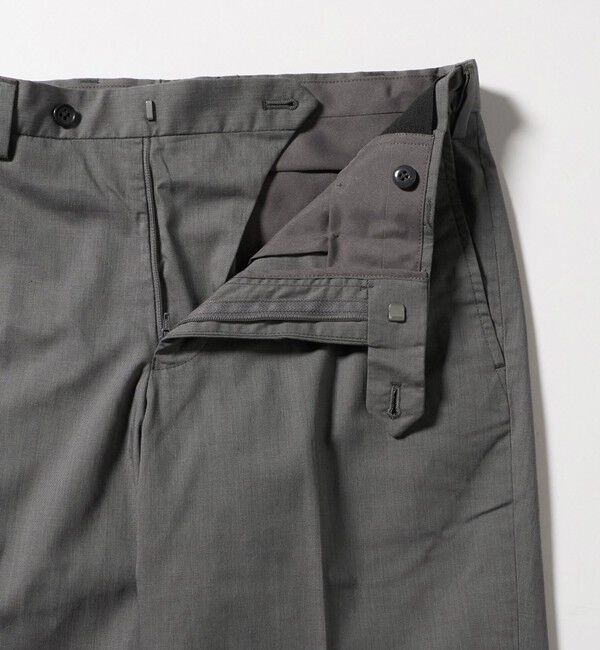 UNITED ARROWS green label relaxing「A+ COOL シャークスキン スタンダード アジャスター NP スラックス -ストレッチ・接触冷感・クリースキープ」|スラックス|