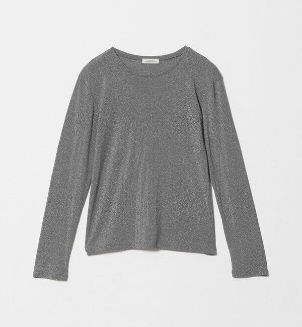UNITED ARROWS green label relaxing「シャイニーラメ クルーネック ロングスリーブ カットソー」|Tシャツ・カットソー|