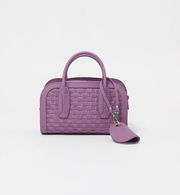 UNITED ARROWS green label relaxing「【別注】＜Hyman Roth＞編み込みバッグ」|ショルダー・メッセンジャー|LILAC