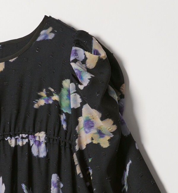 EMMEL REFINES「＜EMMEL REFINES＞EM カットドビー プリント ティアード ワンピース」|ワンピース|
