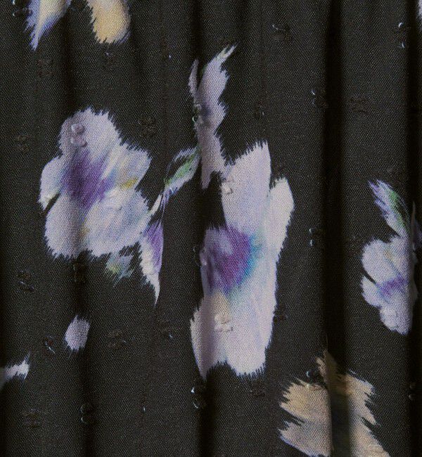 EMMEL REFINES「＜EMMEL REFINES＞EM カットドビー プリント ティアード ワンピース」|ワンピース|