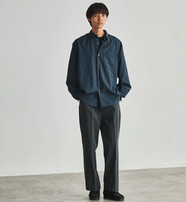 UNITED ARROWS green label relaxing「ハイツイスト 2P ワイド ストレート パンツ W5」|チノ|