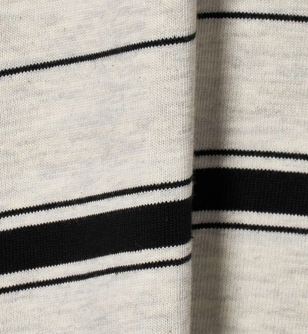 NICE WEATHER「＜NICE WEATHER＞ボーダー ロングスリーブ ポロシャツ」|Tシャツ・カットソー|