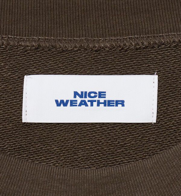 NICE WEATHER「＜NICE WEATHER＞アソートロゴ スウェット プルオーバー」|スウェット・ジャージ|