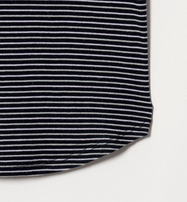 BEAUTY&YOUTH UNITED ARROWS「【別注】＜Healthknit＞ボーダー ヘンリーネック プルオーバー」|Tシャツ・カットソー|