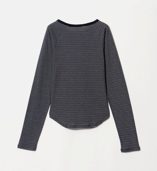 BEAUTY&YOUTH UNITED ARROWS「【別注】＜Healthknit＞ボーダー ヘンリーネック プルオーバー」|Tシャツ・カットソー|