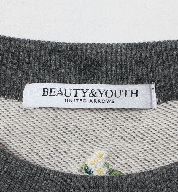 BEAUTY&YOUTH UNITED ARROWS「コットン エンブロイダリー スウェット プルオーバー」|スウェット・ジャージ|
