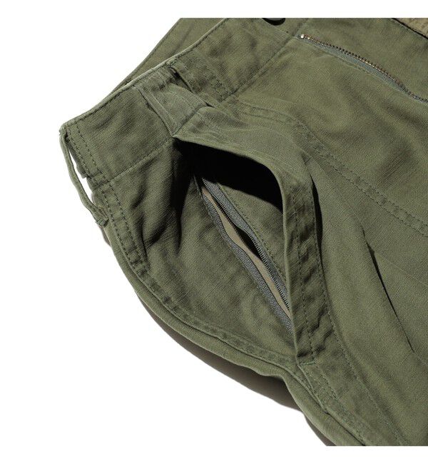 BEAMS PLUS「MIL Utility Trousers Reversed Sateen」|チノ|