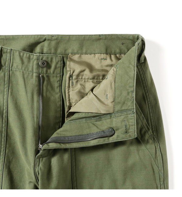 BEAMS PLUS「MIL Utility Trousers Reversed Sateen」|チノ|