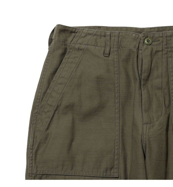 BEAMS PLUS「MIL Utility Trousers Reversed Sateen」|チノ|