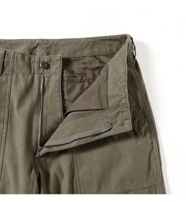 BEAMS PLUS「MIL Utility Trousers Reversed Sateen」|チノ|