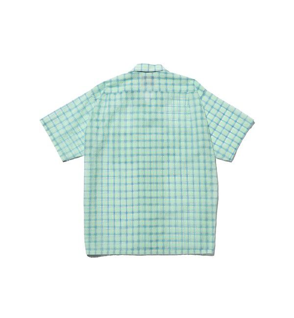 BEAMS PLUS「Open Collar Nylon Airy Plaid」|シャツ・ブラウス|