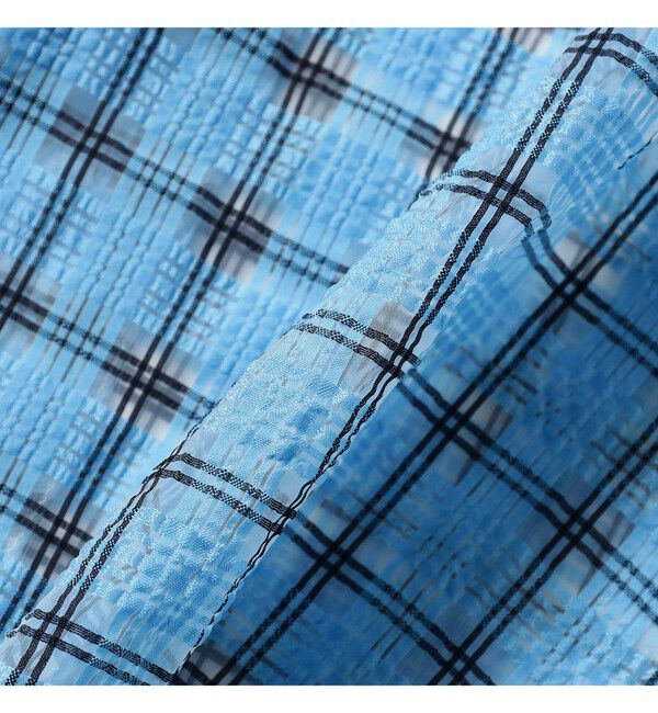 BEAMS PLUS「Open Collar Nylon Airy Plaid」|シャツ・ブラウス|