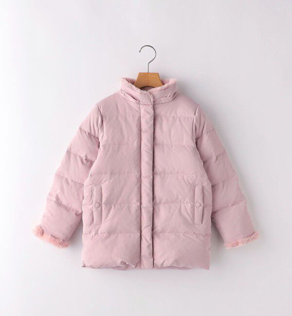 SHIPS KIDS「SHIPS KIDS:90cm /〈手洗い可能〉リバティ リサイクル ロング ダウン」|ダウン|