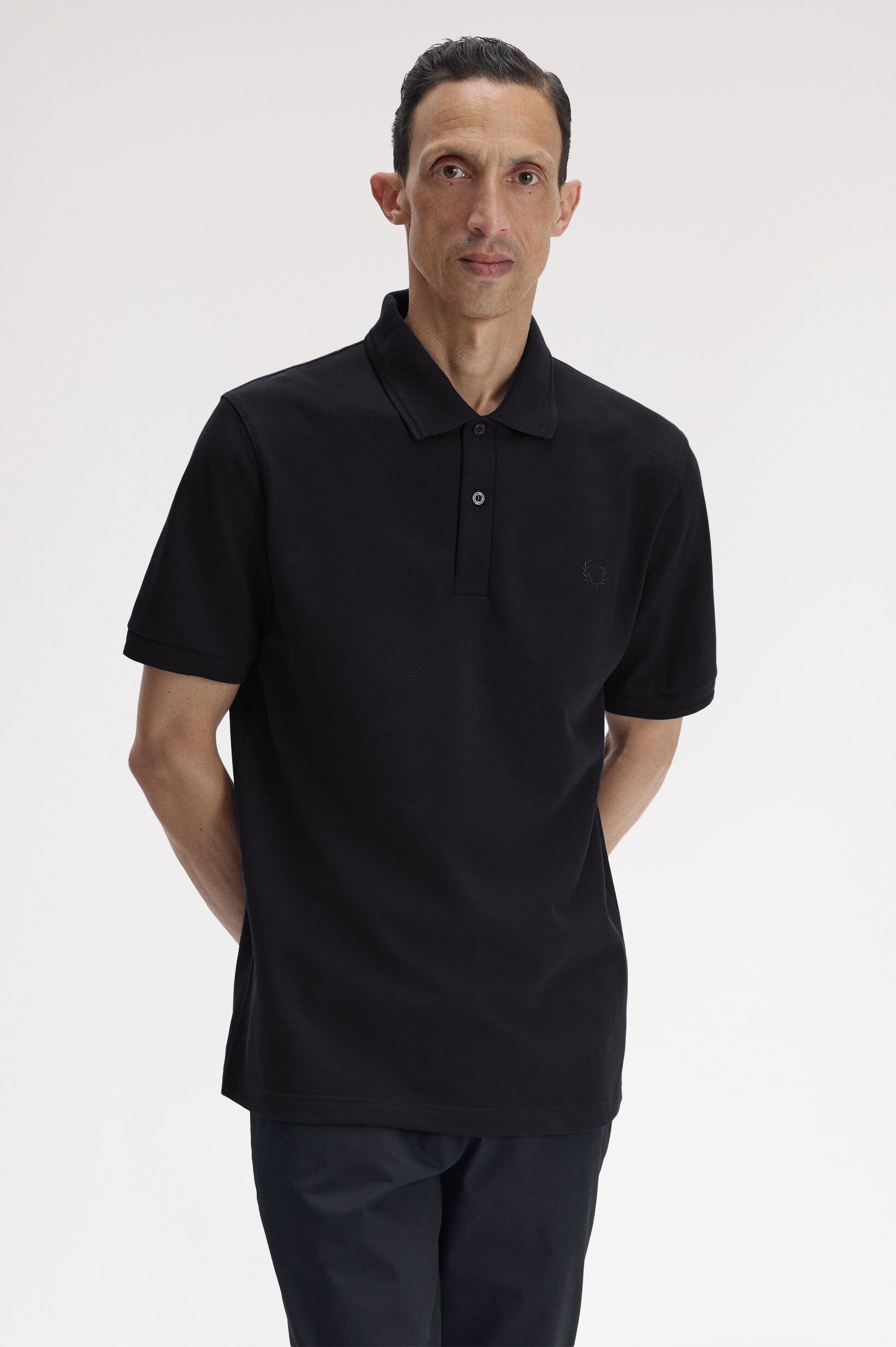 FRED PERRY 「FRED PERRY／The Fred Perry Shirt  M12／イングランド製 フレッドペリー ポロシャツ M12」|ポロシャツ|BLACK