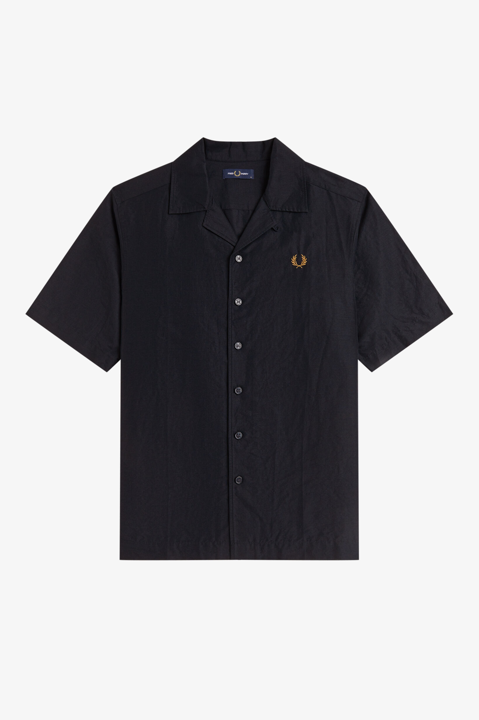 FRED PERRY 「Linen Blend Revere Collar Shirt／リネンブレンドオープンカラーシャツ」|シャツ・ブラウス|
