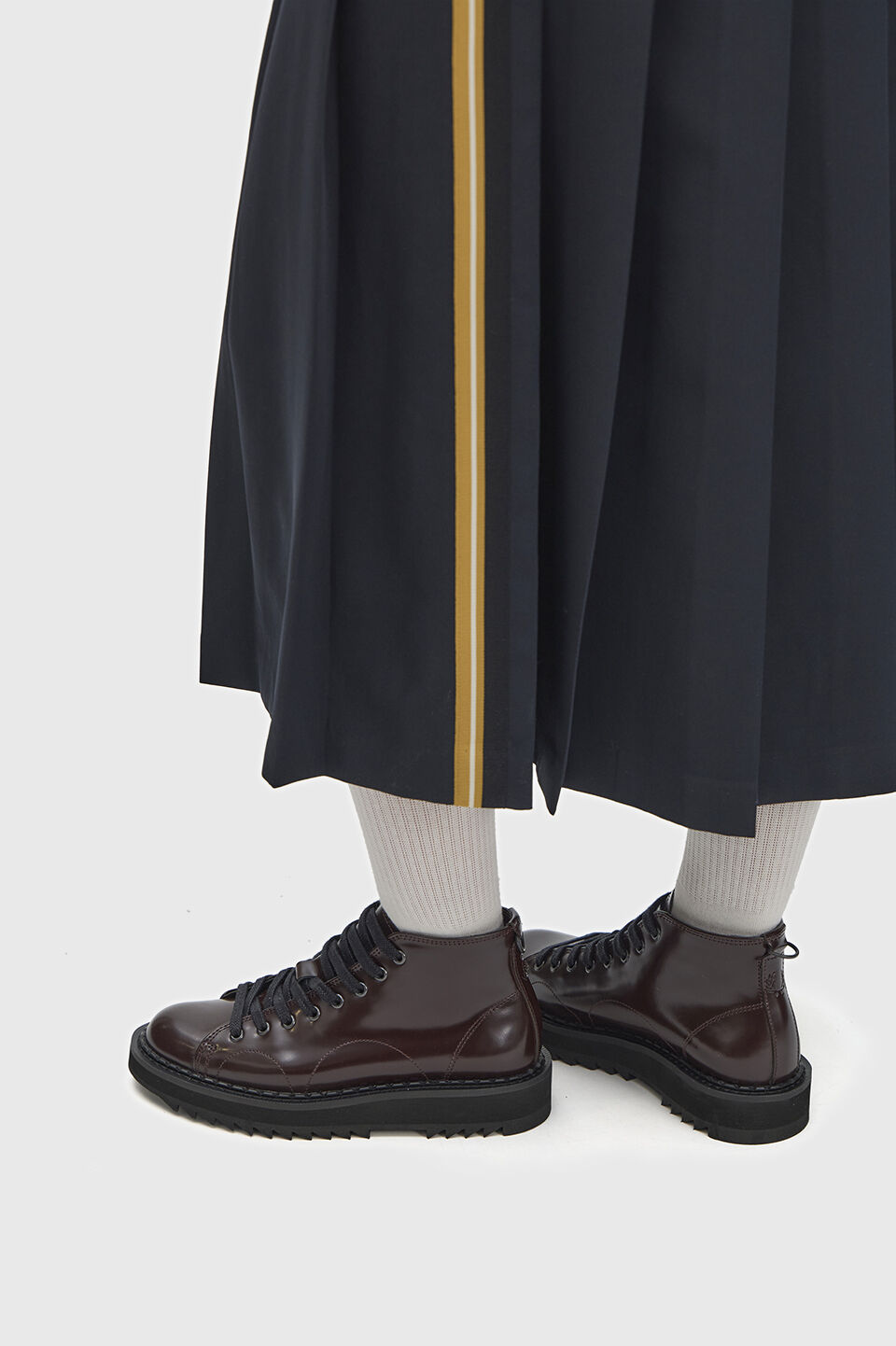 FRED PERRY 「George Cox X Fred Perry Monkey Boot Leather／ジョージコックス&times;フレッドペリー レザーモンキーブーツ」|ショートブーツ|