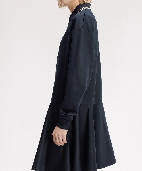 FRED PERRY 「FRED PERRY／Tipped Sweatshirt Dress／ティップドスウェットワンピース」|ワンピース|