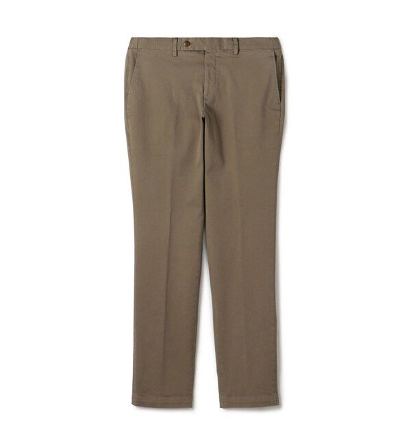TOMORROWLAND MENS「コットンストレッチ イージースラックス SONDRIO」|スラックス|43 ベージュ