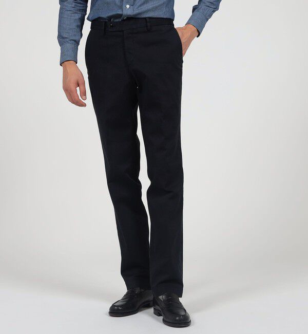 TOMORROWLAND MENS「コットンストレッチ イージースラックス SONDRIO」|スラックス|