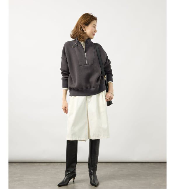 VERMEIL par iena「TICCA ティッカ ダウニー裏毛ZIPプルオーバー 263426291」|Tシャツ・カットソー|